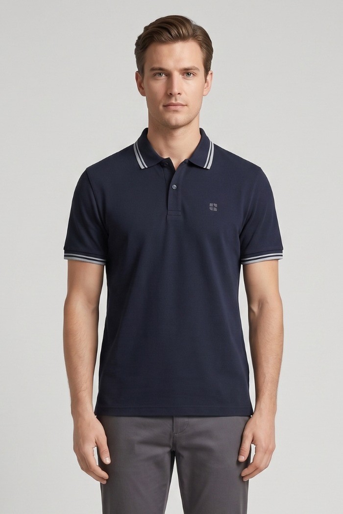 Urban Ring polo in piquet con logo UR1110014 [2a7ac8c3]