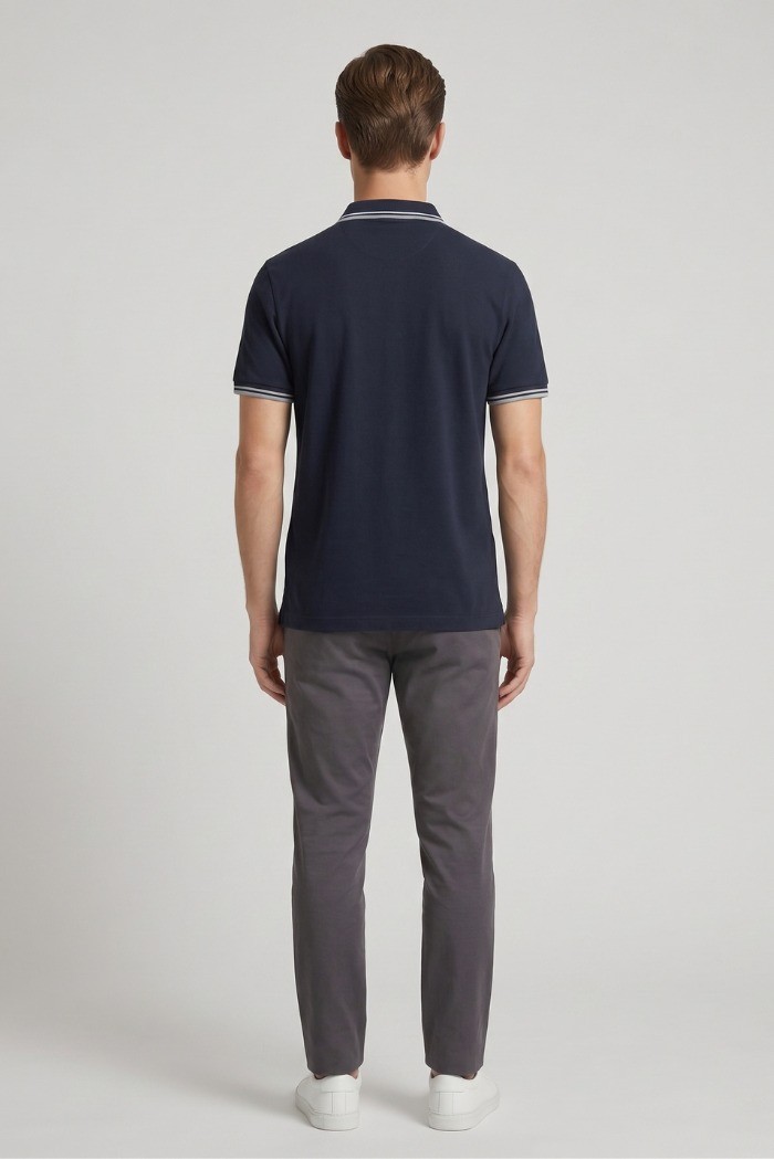 Urban Ring polo in piquet con logo UR1110014 [f35c8bce]