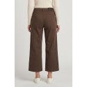 Fresh Flower bermuda ampio in gabardina di cotone stretch FD702 [2221d81f]
