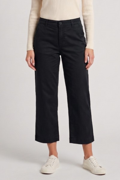 Fresh Flower bermuda ampio in gabardina di cotone stretch FD702 — 805219040078605_2