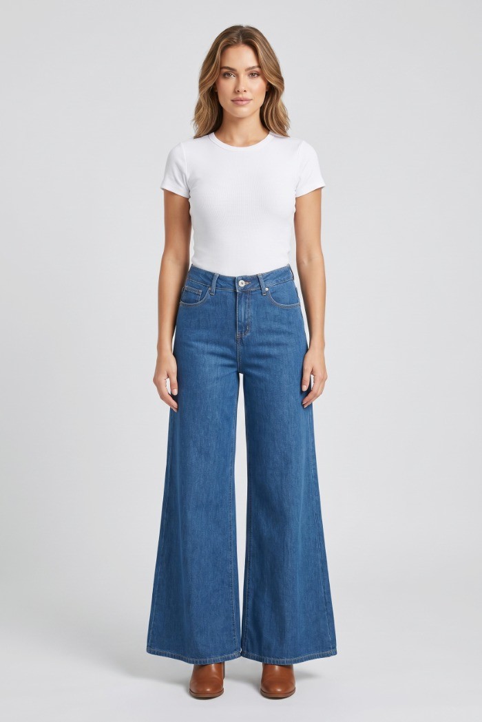 PDK jeans flare in denim stretch 2225PJ9550 [dfbf3667]
