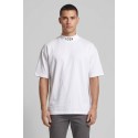 Icon t-shirt in cotone mezzo collo con stampa logo IUT008 [972bfb78]