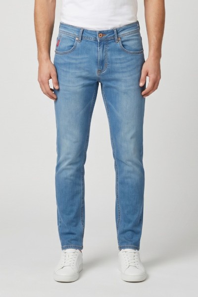 Squad2 jeans slim fit in denim stretch Napoli 5T/226004 Lav.C — 805219040079285_1