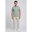 Markup polo in piquet di cotone con dettagli a contrasto MK11002 [29a87e9a]
