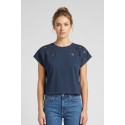 Fresh Flower t-shirt in cotone con dettagli traforati sulle spalle FD552 [1b6b3c73]