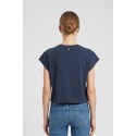 Fresh Flower t-shirt in cotone con dettagli traforati sulle spalle FD552 [c24d7f7e]