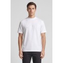 4US Paciotti t-shirt girocollo in cotone con logo a rilievo 4USTS1166 [0bc53257]