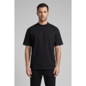 4US Paciotti t-shirt girocollo in cotone con logo a rilievo 4USTS1166 [20c78adb]