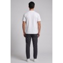 4US Paciotti t-shirt girocollo in cotone con logo a rilievo 4USTS1135 [22f9216c]