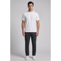 4US Paciotti t-shirt girocollo in cotone con logo a rilievo 4USTS1135 [95e4e068]