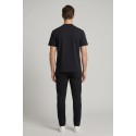 4US Paciotti t-shirt girocollo in cotone con logo a rilievo 4USTS1135 [09fb99e0]