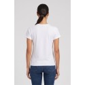 PDK t-shirt in cotone con taschino in pizzo 056932 [b0510bd3]