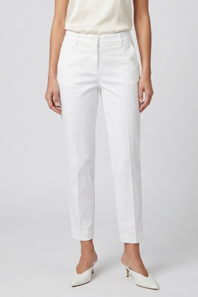 Fresh Flower pantalone capri in cotone stretch FD701 [da081ee2]