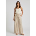 Fly Girl pantalone con laccio in misto viscosa 30164/20 [5f39b7c0]