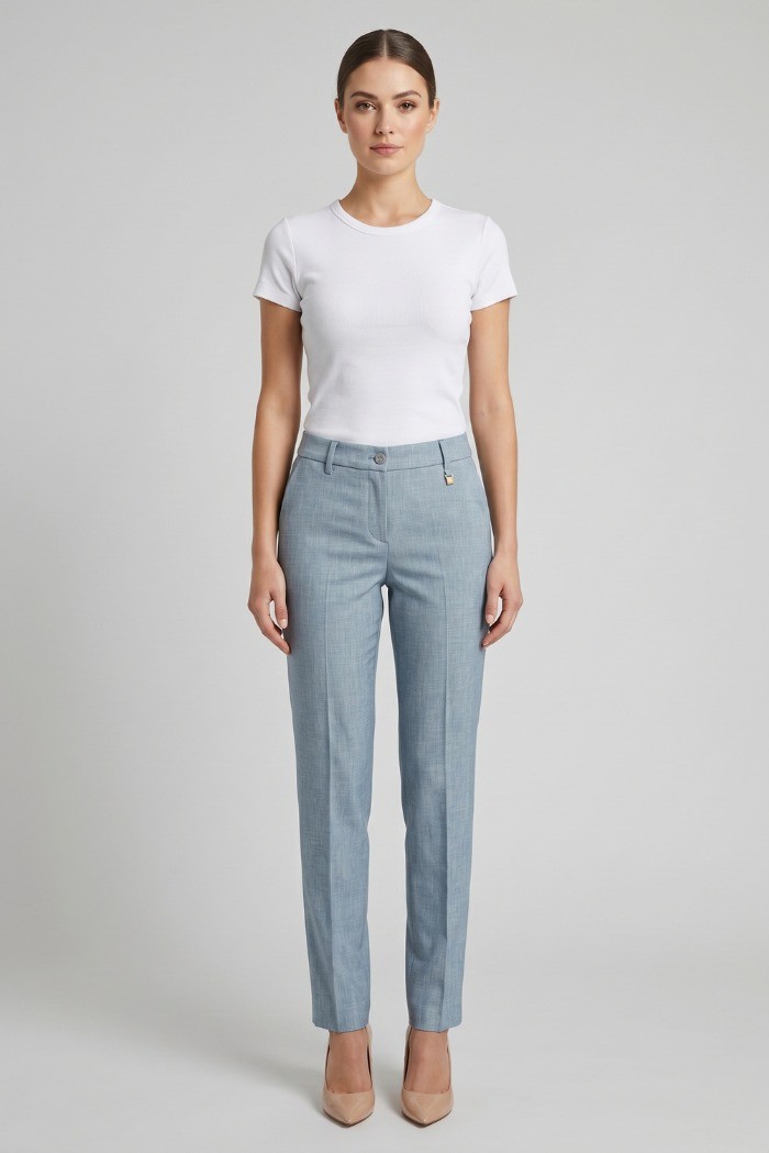 Fly Girl pantalone in misto viscosa 30023/78 [39d87ed7]