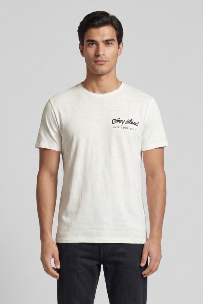 Guy t-shirt in jersey di cotone con orli vivi Cabrio119-sb M49890 — 805219040078990_1