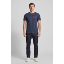 Guy t-shirt in jersey di cotone con orli vivi Cabrio119-sb M49890 [c7ddc0ef]