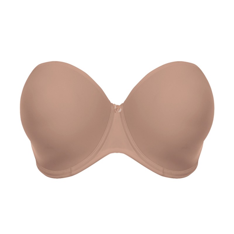 Reggiseno a fascia per seno grande in coppe differenziate Elomi Smooth