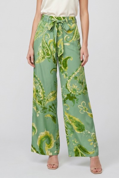 Fly Girl pantalone a fantasia in viscosa 31322/02 — 805219040079613_1