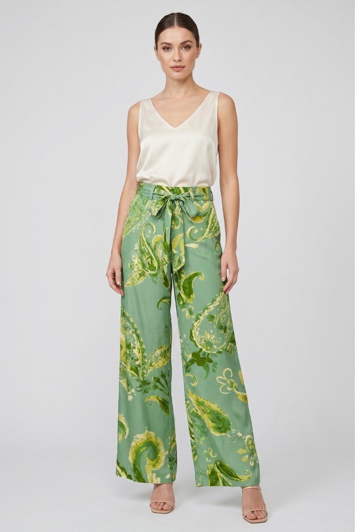 Fly Girl pantalone a fantasia in viscosa 31322/02 [29645595]