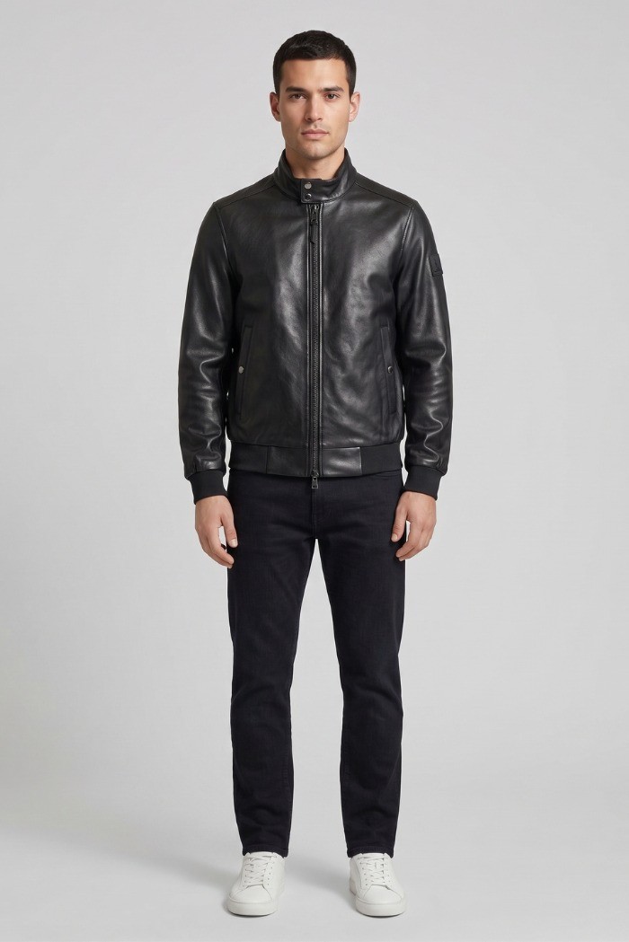 Refrigue giubbino bomber in ecopelle Morg R57042M261 [ad3194a6]