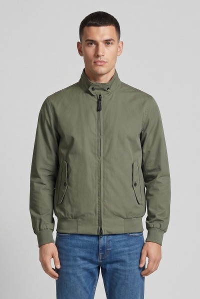 Refrigue giubbino bomber con collo lupetto Handsaw R57038M261 — 805219040079786_2