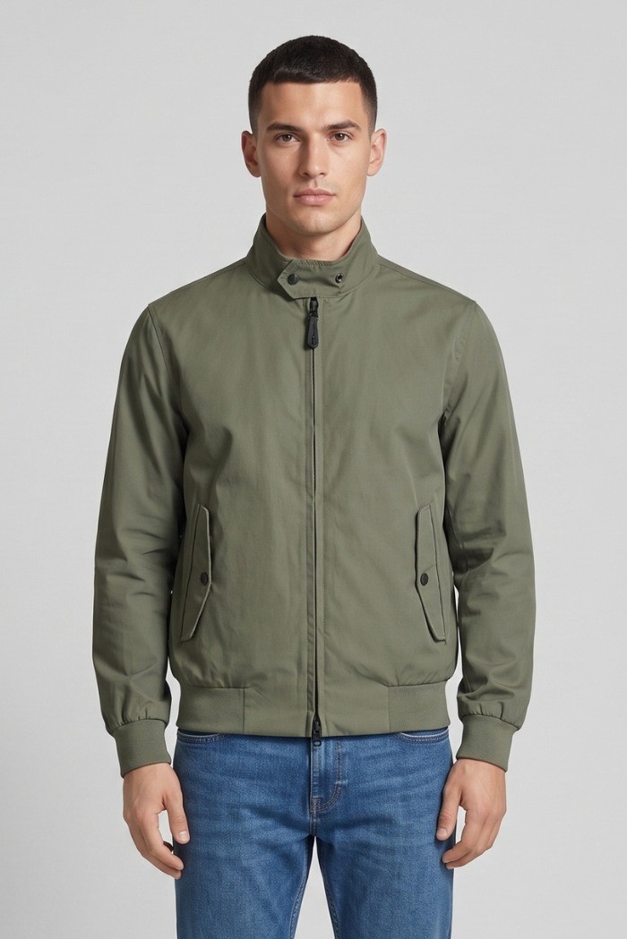 Refrigue giubbino bomber con collo lupetto Handsaw R57038M261 [0179beeb]