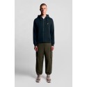 Lyle & Scott felpa a zip con cappuccio in cotone ML420VOG [01d3c7d1]