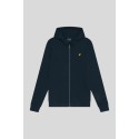 Lyle & Scott felpa a zip con cappuccio in cotone ML420VOG [b6ce06d5]