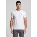 US Polo ASSN t-shirt in cotone con logo ricamato Luca US43154001 [7ca77bf8]