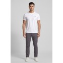 US Polo ASSN t-shirt in cotone con logo ricamato Luca US43154001 [129cf9f1]