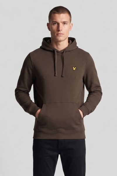 Lyle & Scott felpa cappuccio in cotone ML416VOGT — 805219040079772_1