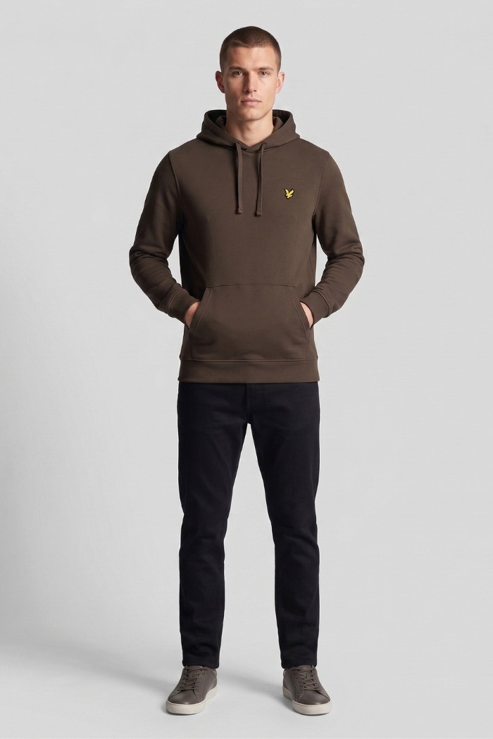 Lyle & Scott felpa cappuccio in cotone ML416VOGT [916d051b]