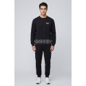 Moschino felpa girocollo in cotone con stampa logo sul fondo V1A1711-4418 [c454ebf2]