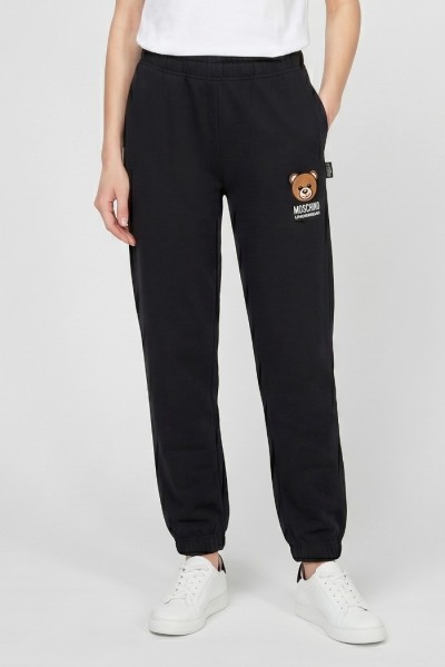 Moschino pantalone in felpa con logo V6A6801-4409 — 805219040079797_1