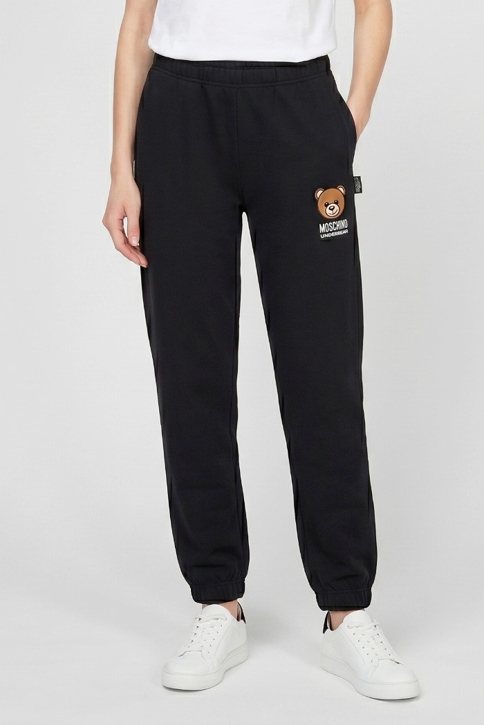 Moschino pantalone in felpa con logo V6A6801-4409 [227811d6]