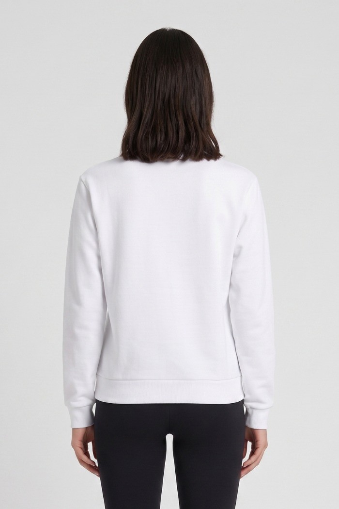 Moschino felpa girocollo in cotone stretch con logo orso V6A1705-4409 [40a1244e]