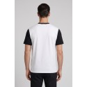 Moschino t-shirt in jersey di cotone con logo laterale V3A0705-9425 [94c26532]