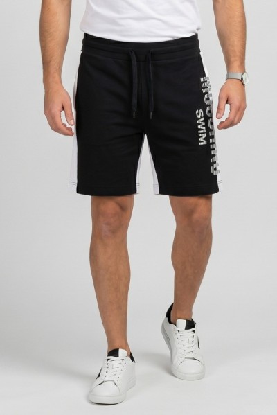 Moschino bermuda in felpa con logo laterale V3A6705-9423 [53f7d8b6]
