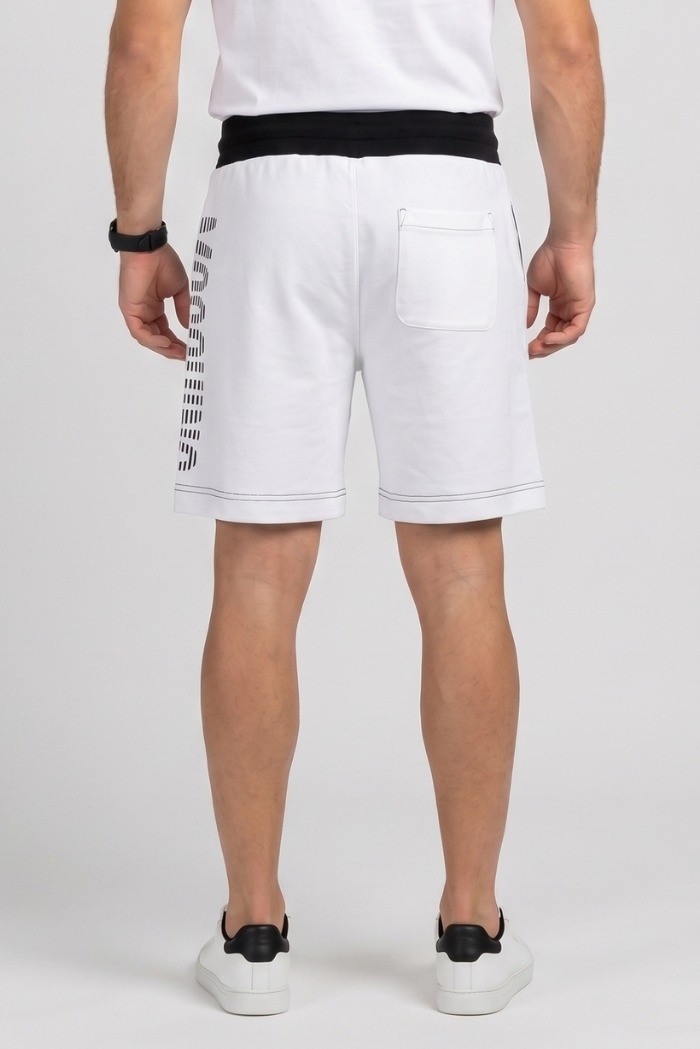 Moschino bermuda in felpa con logo laterale V3A6705-9423 [8ad19bbb]