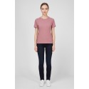 Moschino t-shirt in cotone delavè con bande logate V6A0703-4437 [3c0116ae]