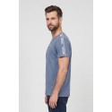 Moschino t-shirt in cotone delavè con bande logate V1A0702-4437 [bc259716]