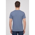 Moschino t-shirt in cotone delavè con bande logate V1A0702-4437 [0b385612]