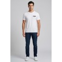 Moschino t-shirt in jersey di cotone con stampa logo V3A0701-9421 [5d7b33f9]