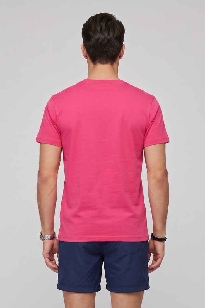 Moschino t-shirt in jersey di cotone con stampa logo V3A0701-9421 [78d32536]