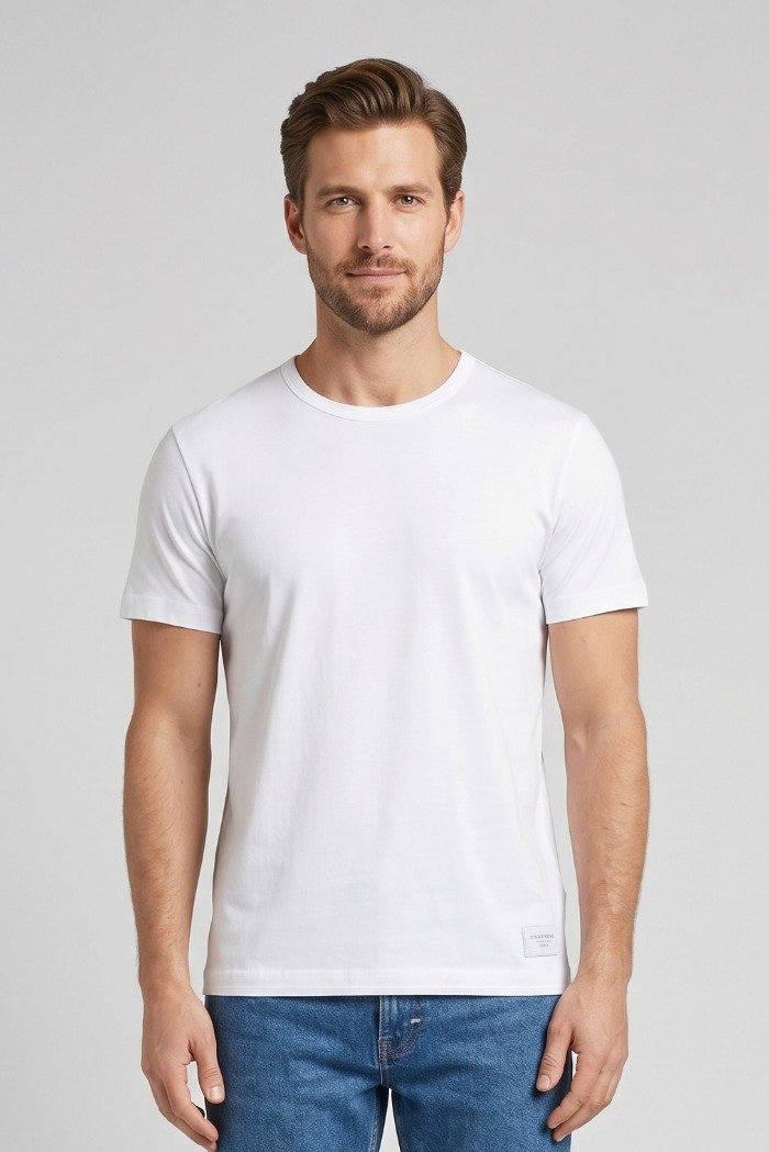 Moschino t-shirt con patch logo V1A0710-4429 [c35ae1c6]