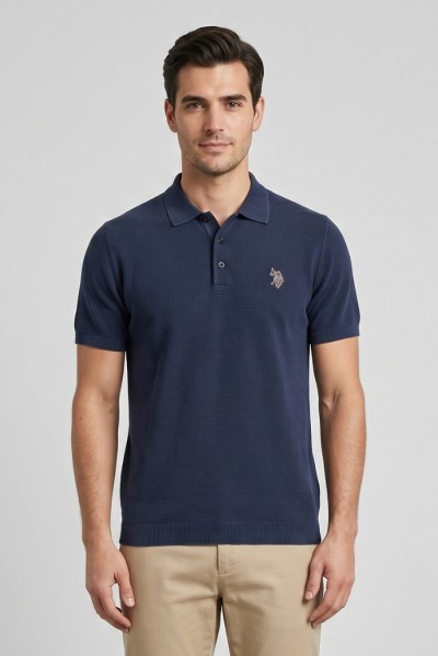 US Polo ASSN polo in piquet di cotone Jared US43197017 — 805219040079699_1