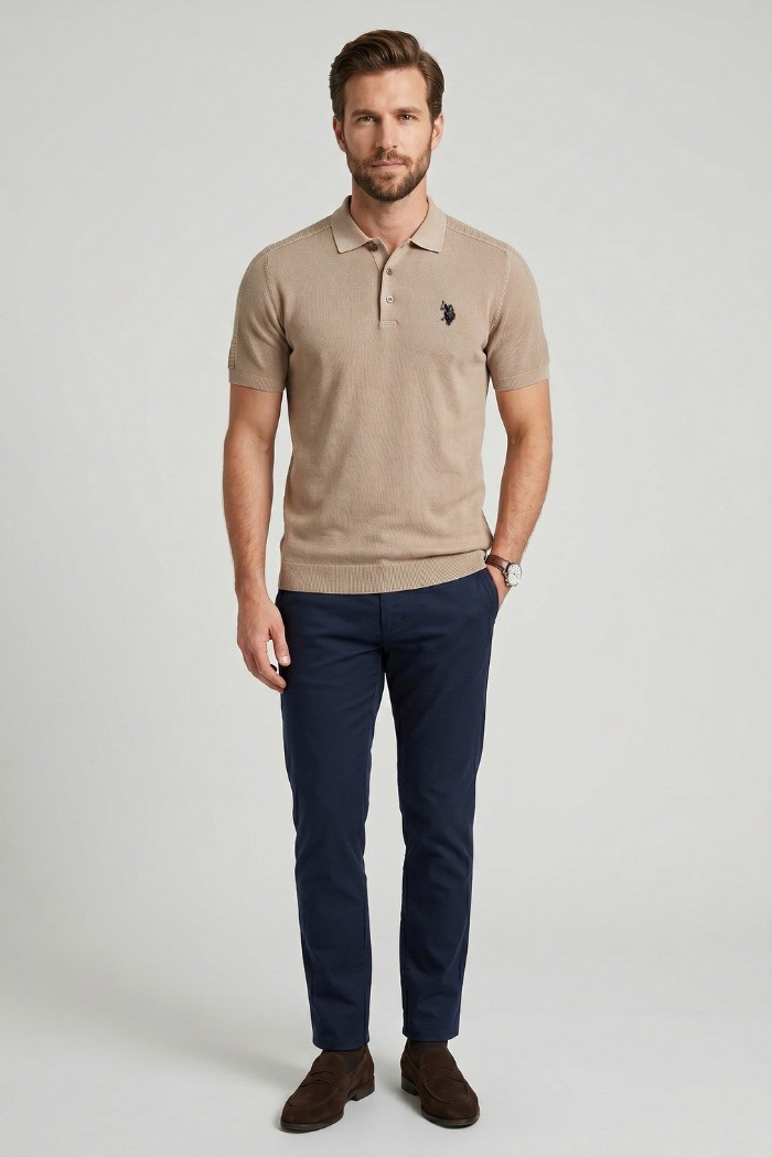 US Polo ASSN polo in piquet di cotone Jared US43197017 [107b12b8]