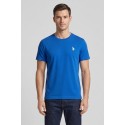 US Polo ASSN t-shirt in piquet di cotone con logo ricamato Bren US43154006 [f1dedb6e]
