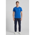 US Polo ASSN t-shirt in piquet di cotone con logo ricamato Bren US43154006 [9fe55967]